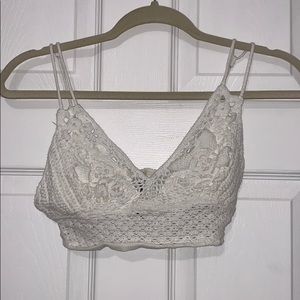 White bralette
